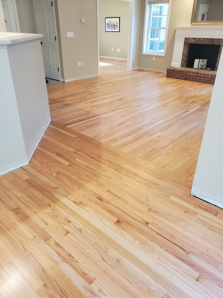 Hardwood. refinish. sanding. kitchen. living room. oak. pine. bethlehem. new hampshire.  ryan's floor sanding. home improvement. flooring. building. restoration